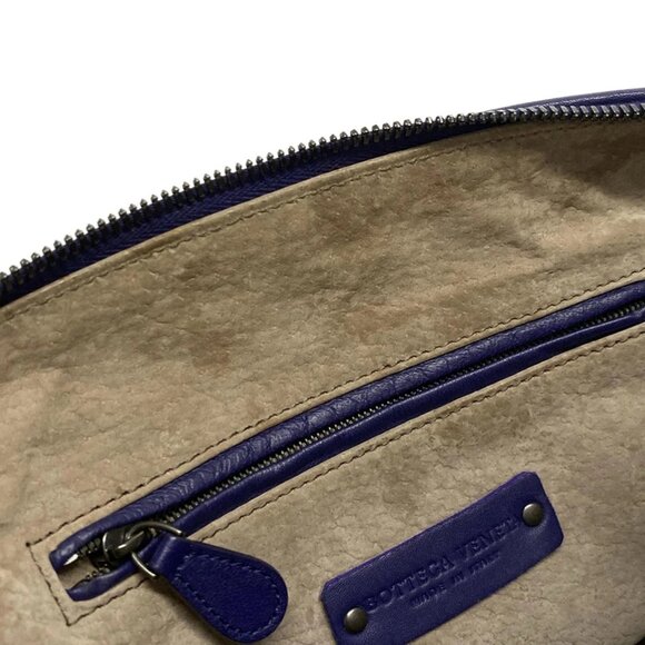 BOTTEGA VENETA Nodini - Navy Leather Shoulder Bag 764-081925 - Picture 13 of 14